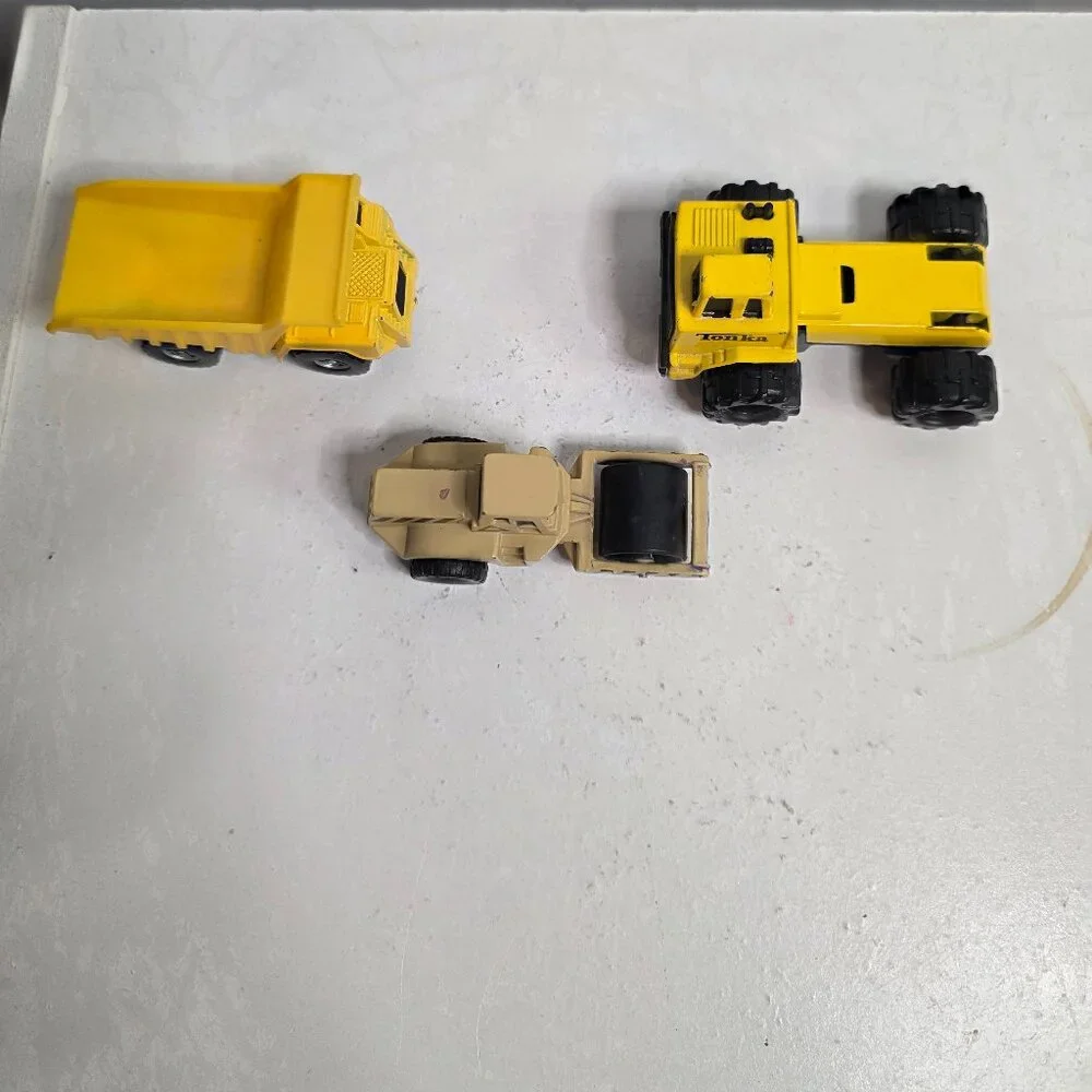 Lot of Three Construction Miniature Vehicles Tonka